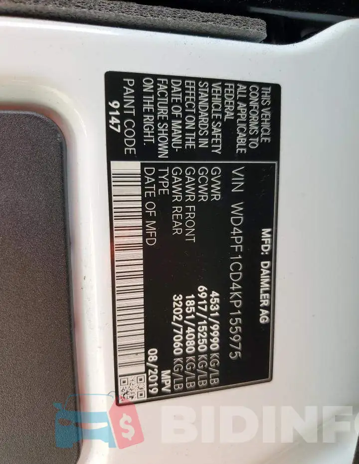 WD4PF1CD4KP155975 Photo# 13