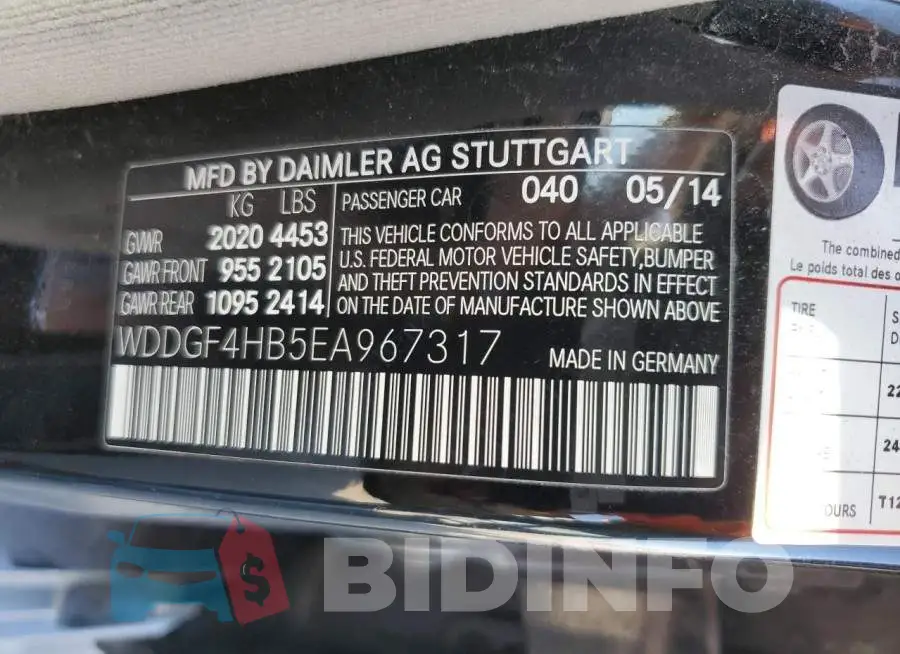 WDDGF4HB5EA967317 Photo# 12