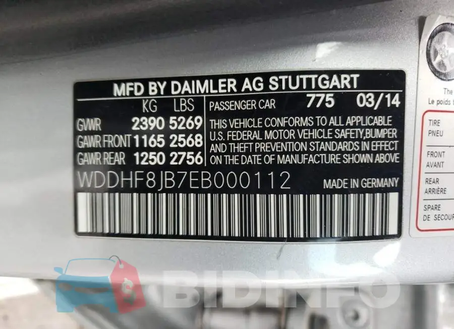 WDDHF8JB7EB000112 Photo# 12