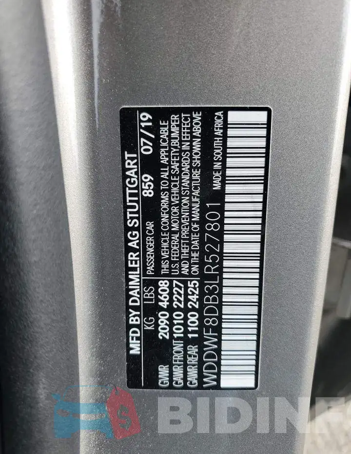 WDDWF8DB3LR527801 Photo# 12