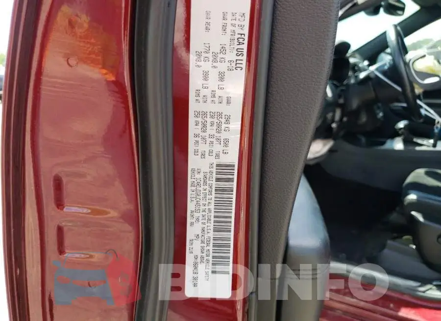 1C4RDJDG0JC445153 Photo# 14