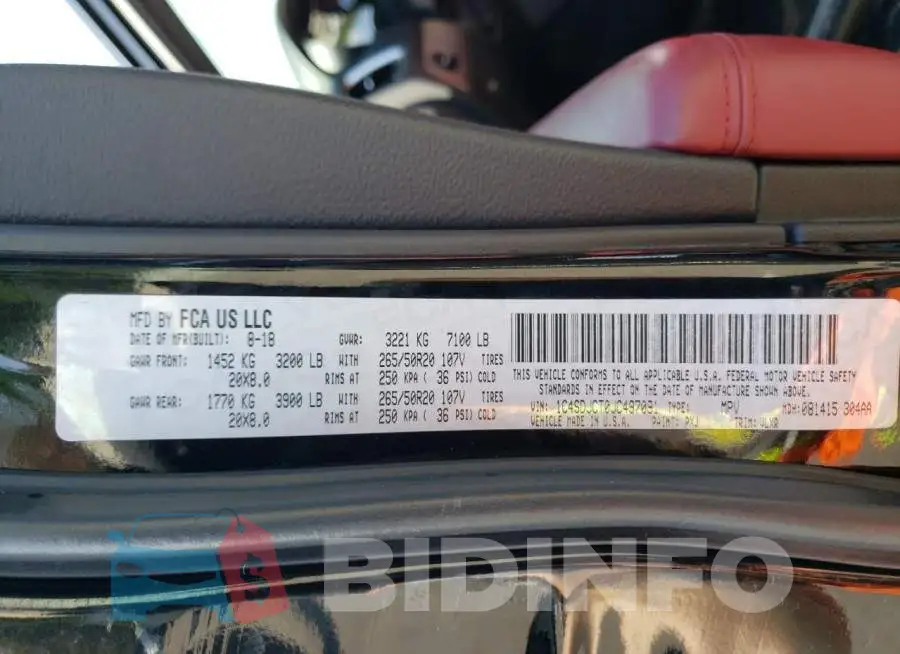 1C4SDJCT0JC497091 Photo# 13