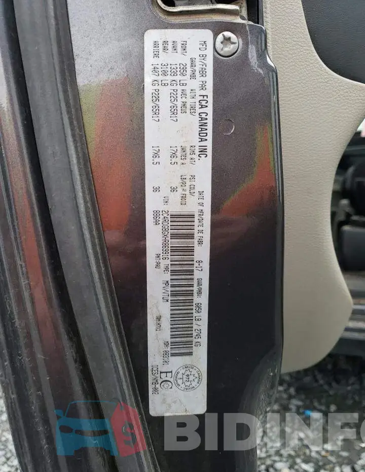 2C4RDGBGXHR869916 Photo# 14
