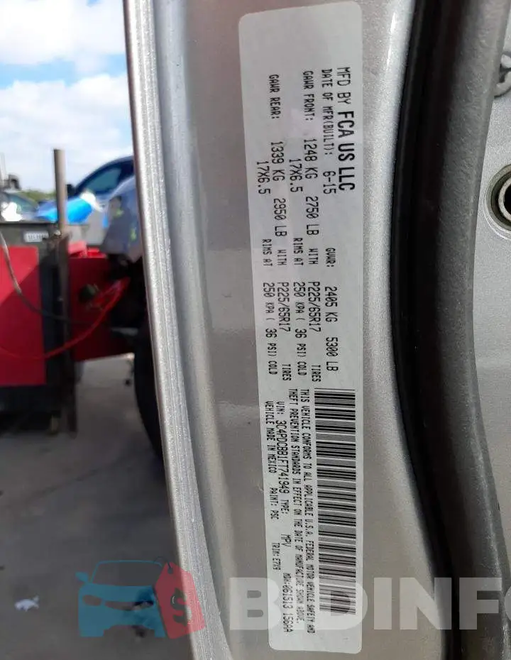 3C4PDCBB1FT741949 Photo# 12