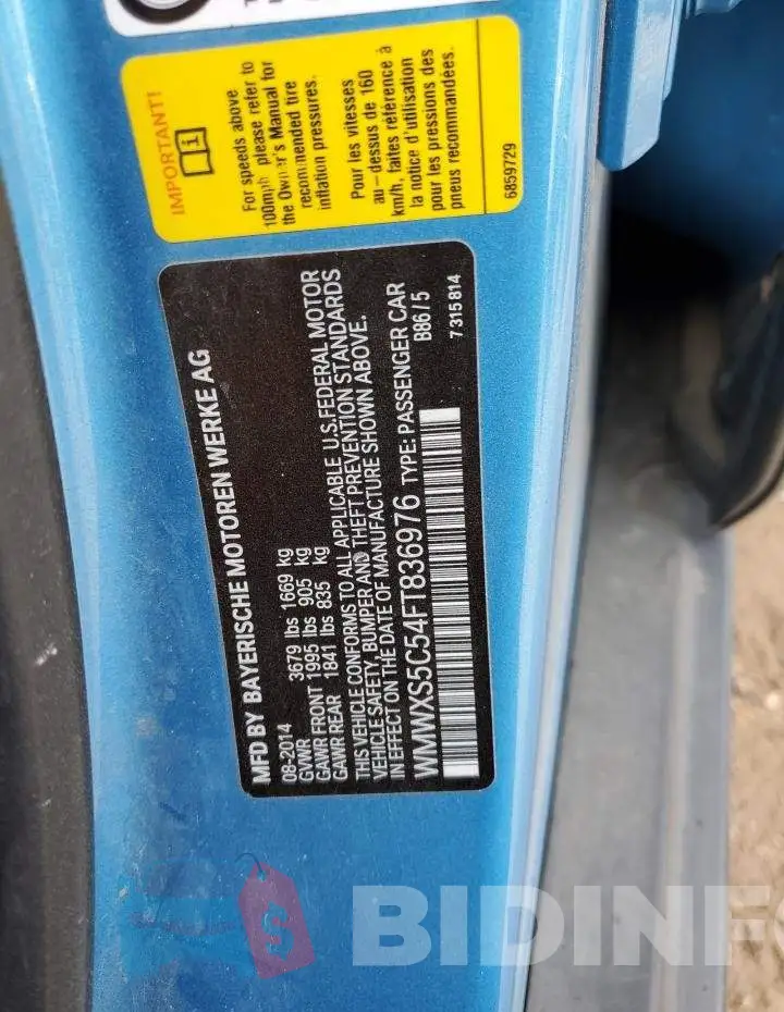 WMWXS5C54FT836976 Photo# 13