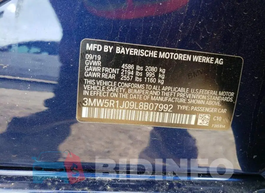 3MW5R1J09L8B07992 Photo# 12