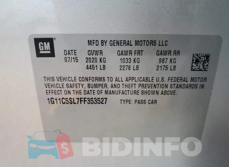 1G11C5SL7FF353527 Photo# 13