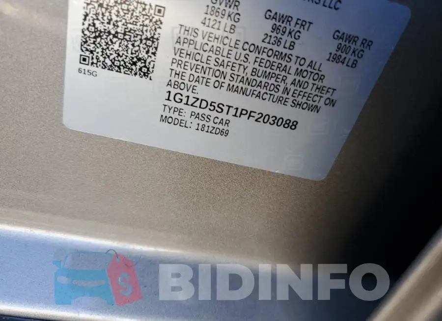 1G1ZD5ST1PF203088 Photo# 12