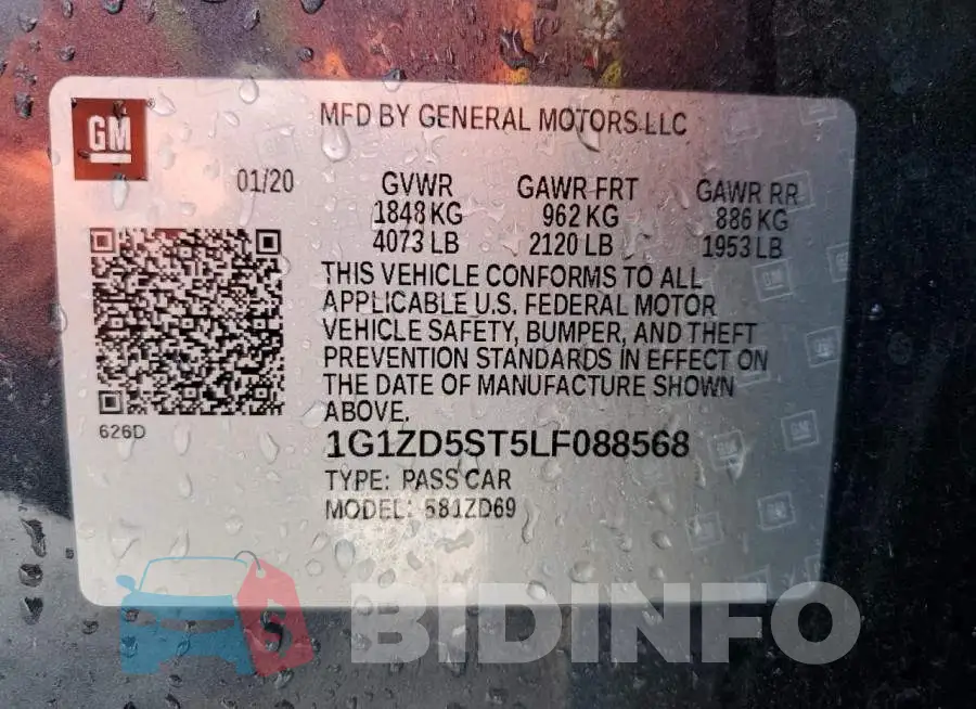 1G1ZD5ST5LF088568 Photo# 13