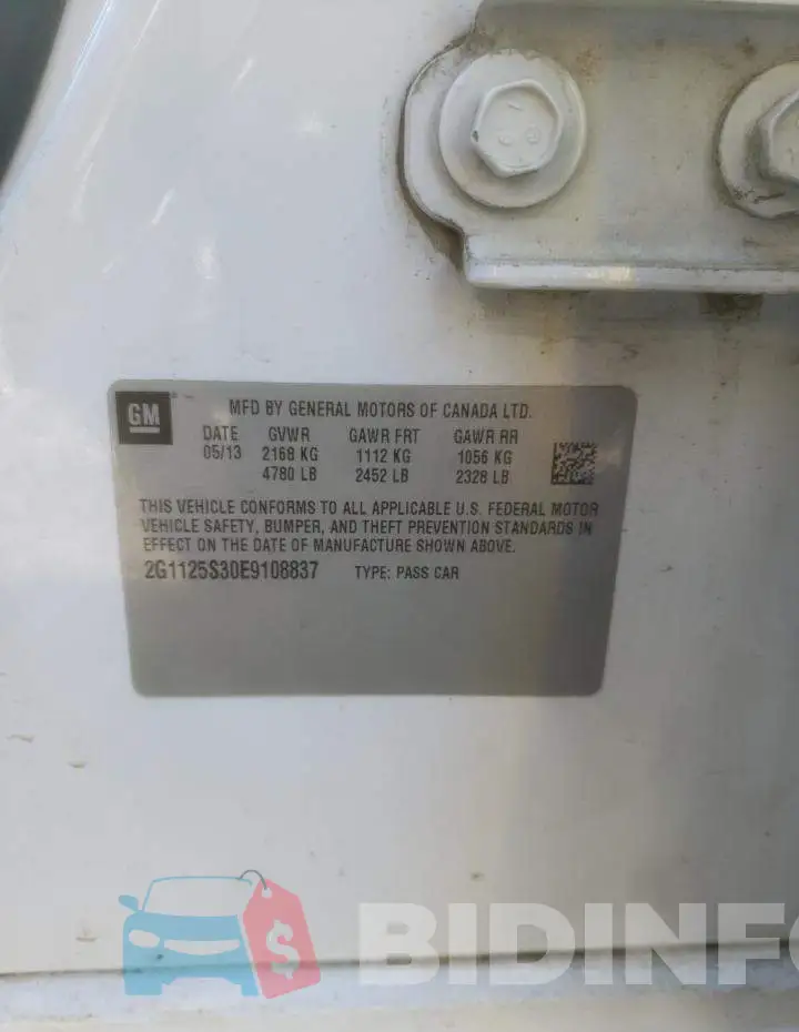 2G1125S30E9108837 Photo# 13