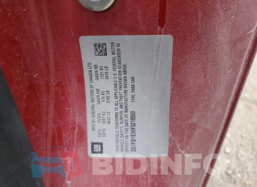 2G1FD1E36F9218569 Photo# 12