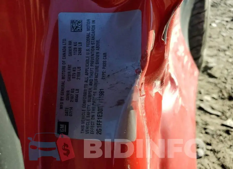 2G1FF1E30F9111981 Photo# 12
