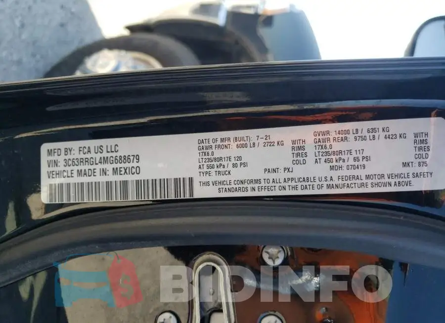 3C63RRGL4MG688679 Photo# 13