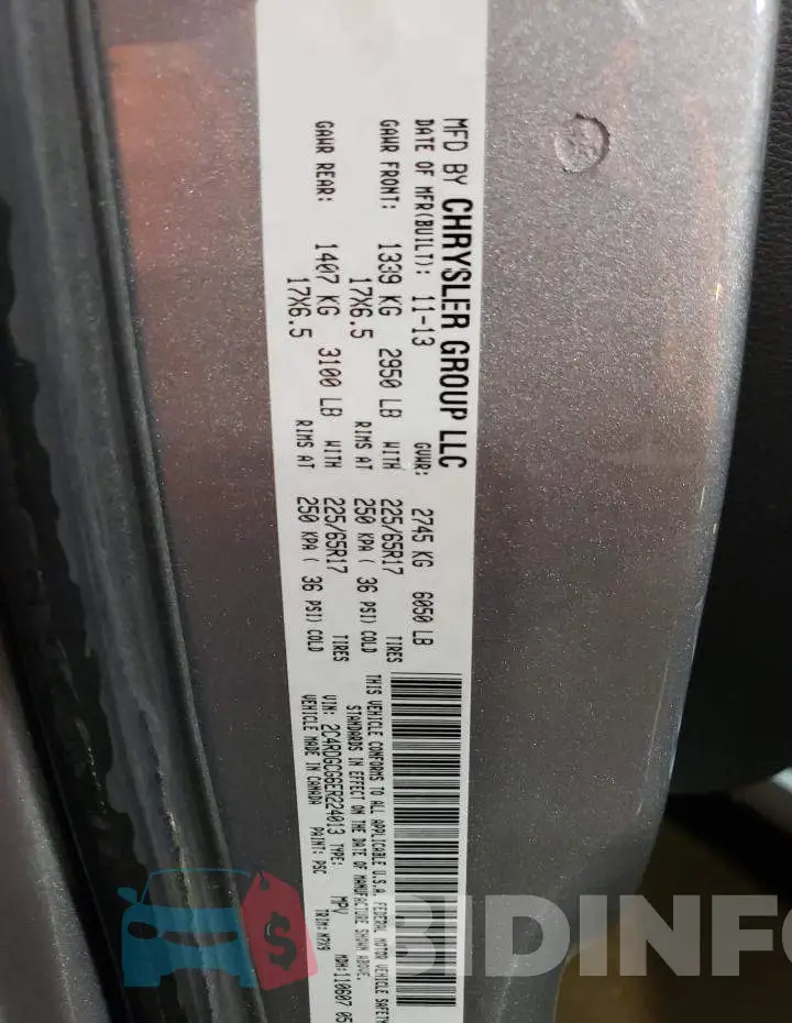 2C4RDGCG6ER224013 Photo# 14