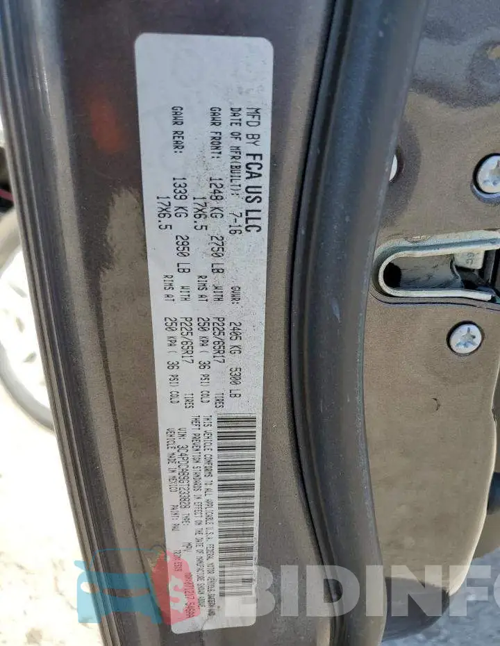 3C4PDCAB9GT233828 Photo# 13