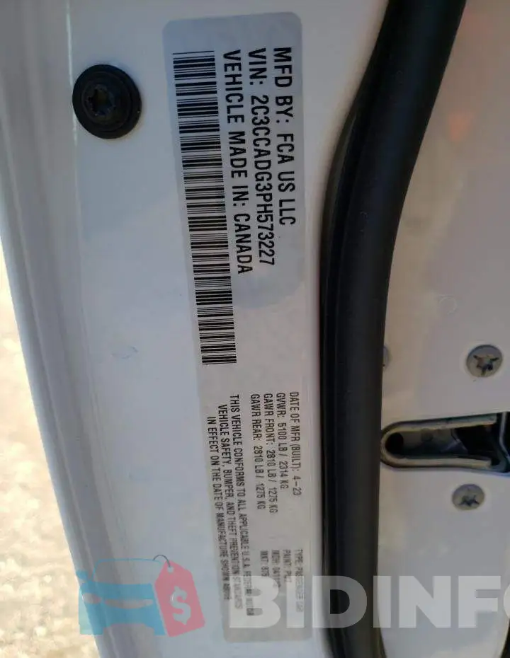 2C3CCADG3PH573227 Photo# 12