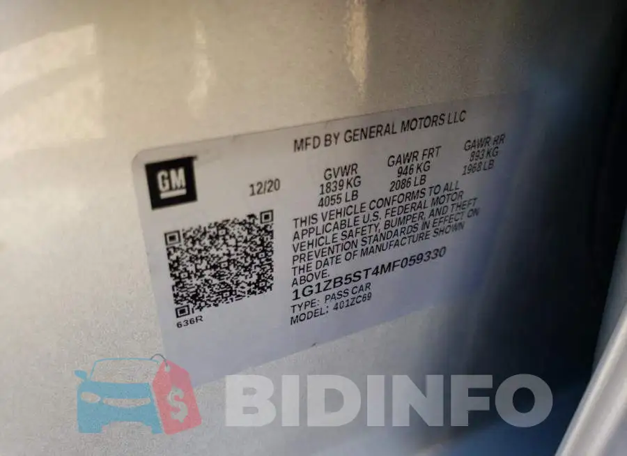 1G1ZB5ST4MF059330 Photo# 12
