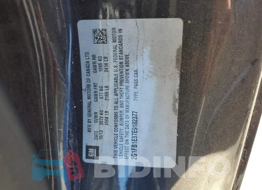 2G1FB1E37E9182377 Photo# 12