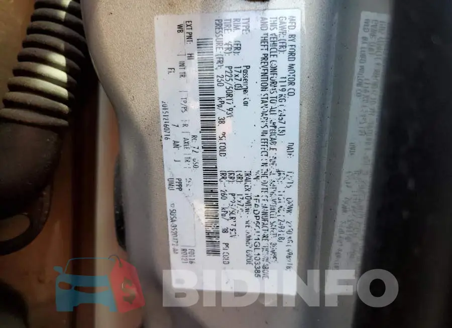 1FADP5CU1GL103385 Photo# 14