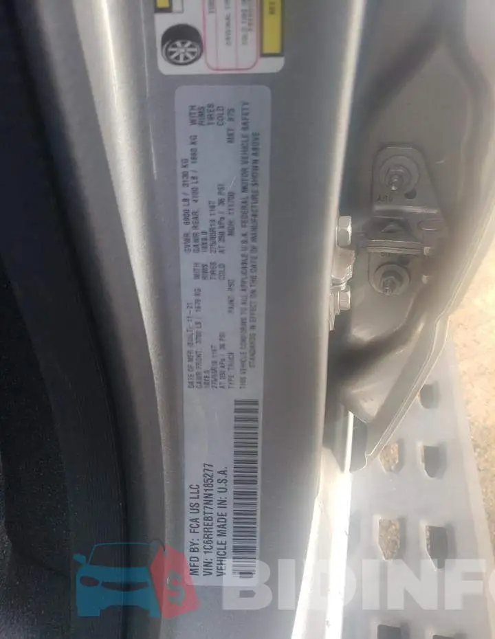 1C6RREBT7NN185277 Photo# 13
