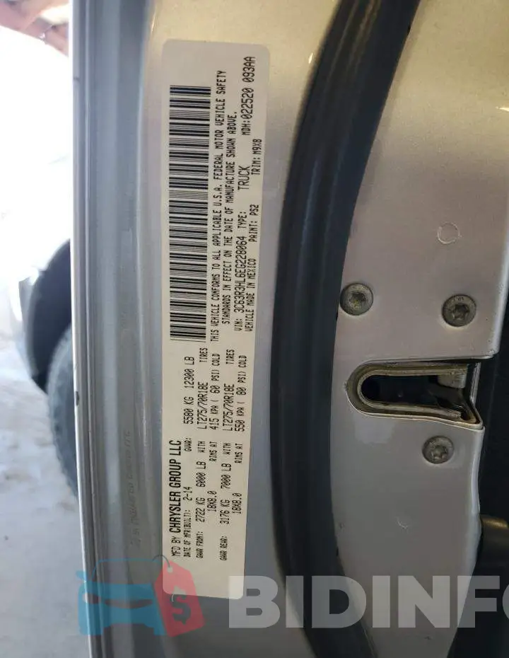 3C63R3HL6EG228064 Photo# 12