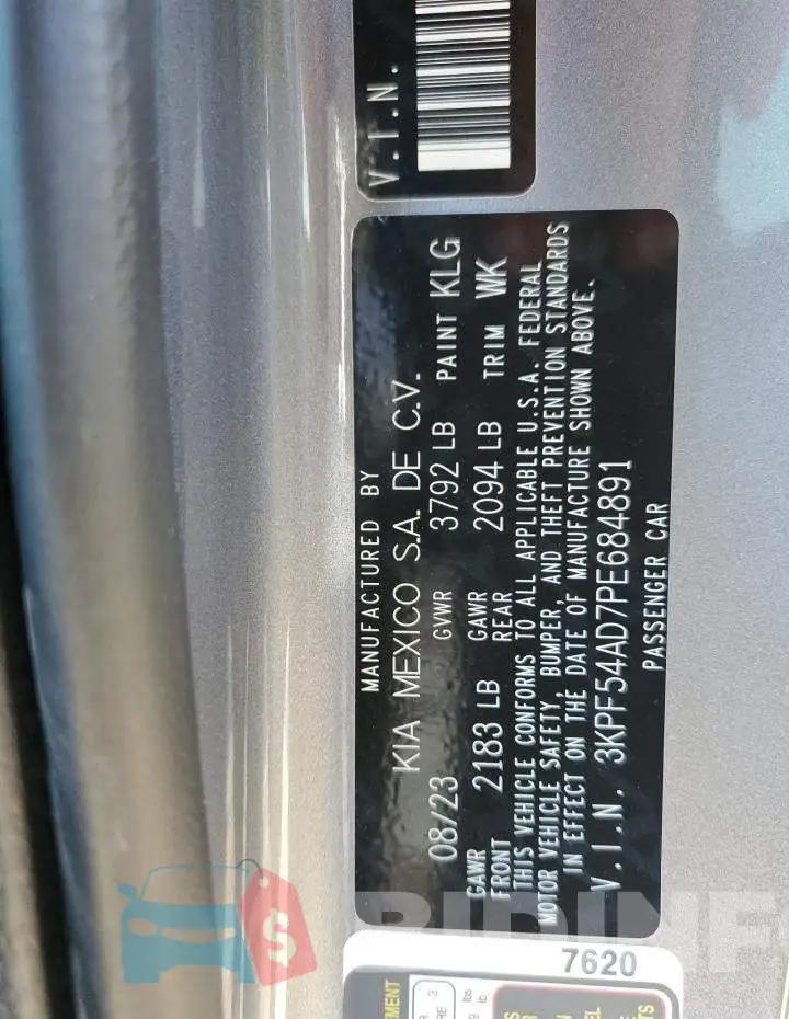 3KPF54AD7PE684891 Photo# 13