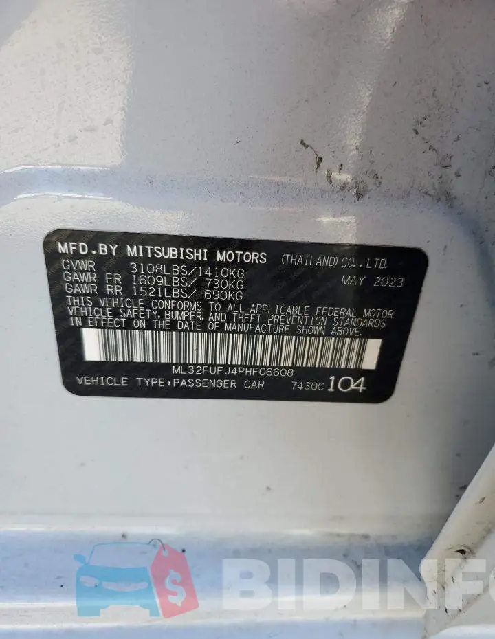 ML32FUFJ4PHF06608 Photo# 12