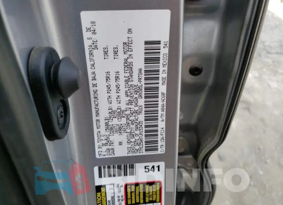3TMCZ5AN7JM153435 Photo# 12