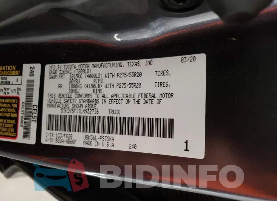 5TFDY5F17LX932716 Photo# 12
