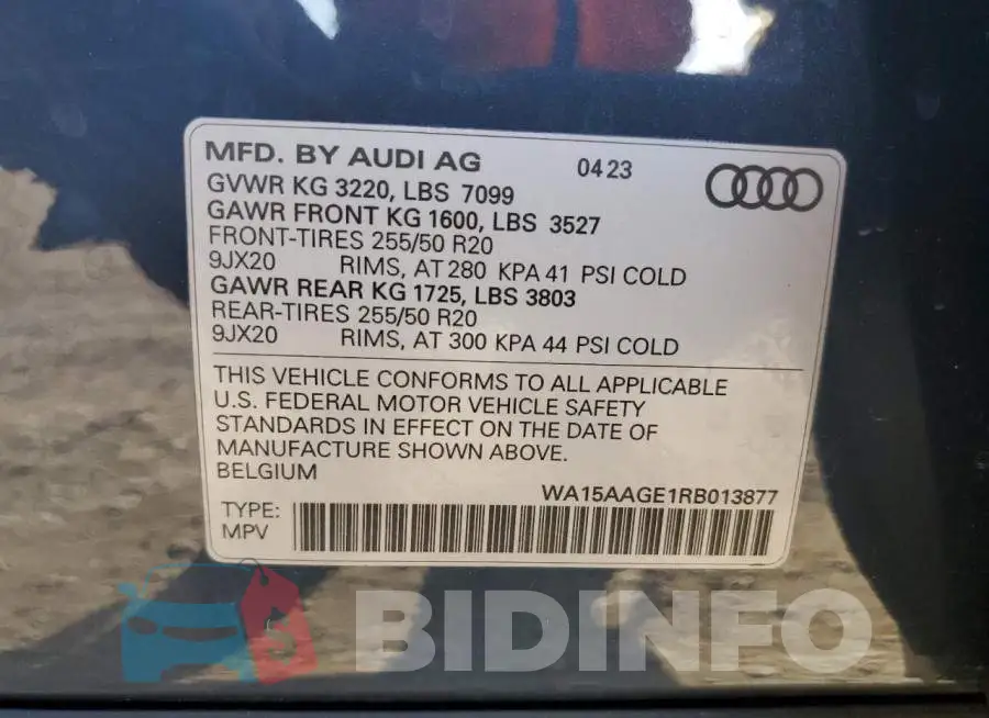 WA15AAGE1RB013877 Photo# 14