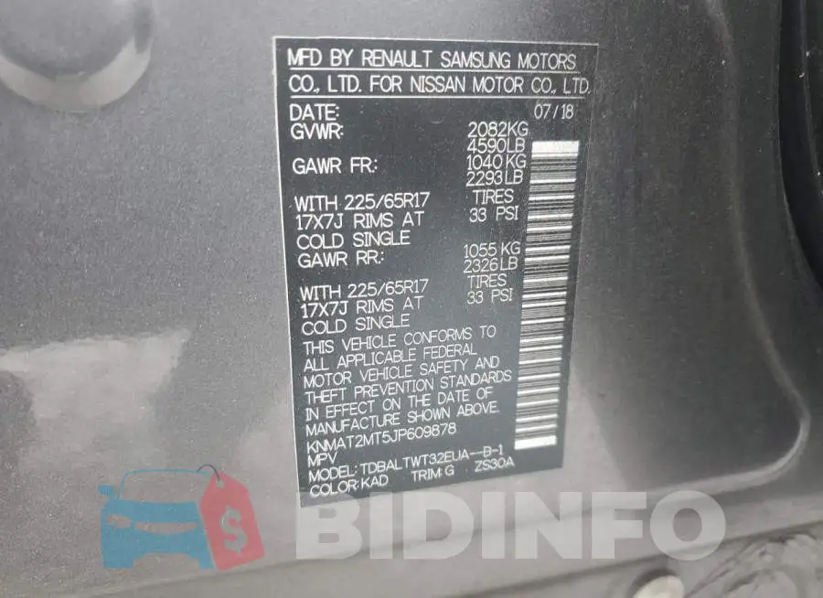 KNMAT2MT5JP609878 Photo# 14