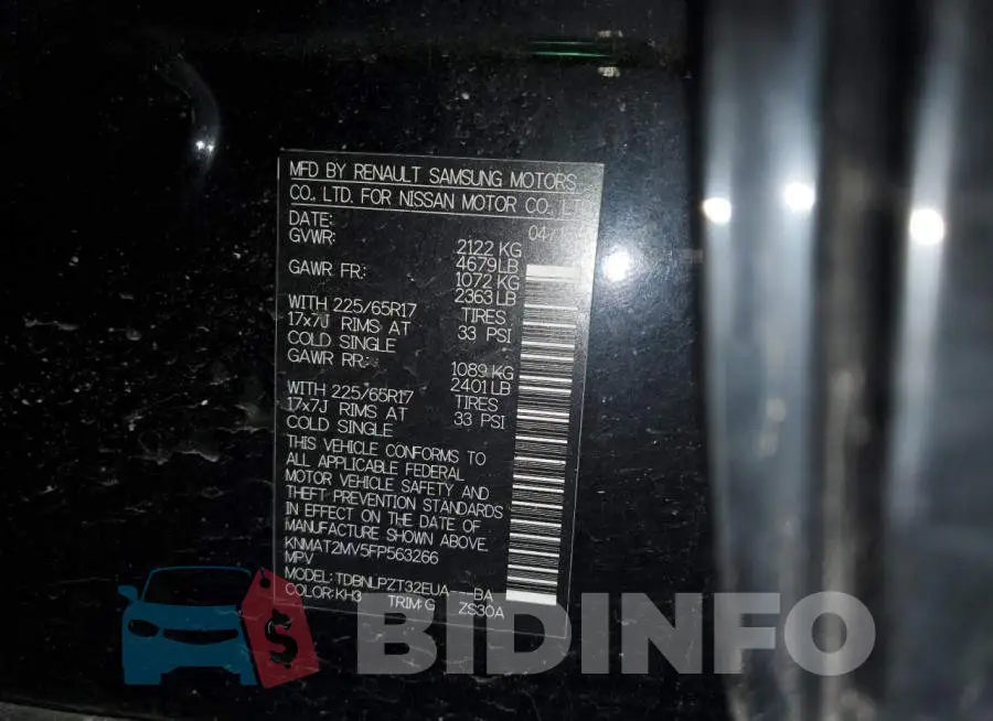 KNMAT2MV5FP563266 Photo# 13
