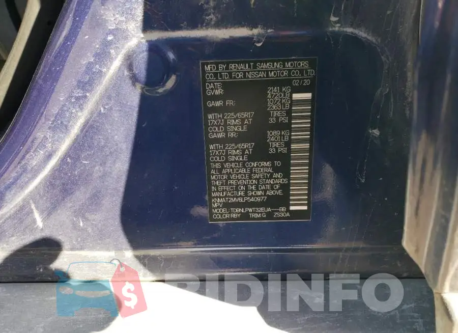 KNMAT2MV6LP540977 Photo# 12