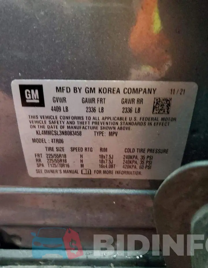 KL4MMCSL3NB083458 Photo# 14