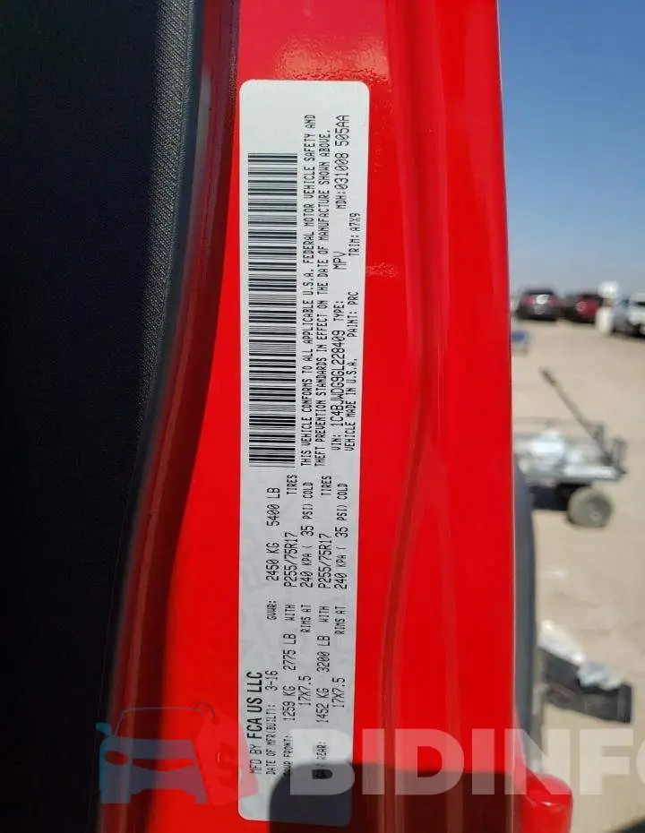 1C4BJWDG9GL228409 Photo# 12