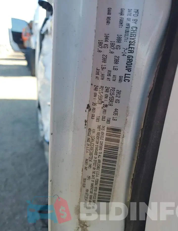 1C4NJCEA9ED887314 Photo# 14