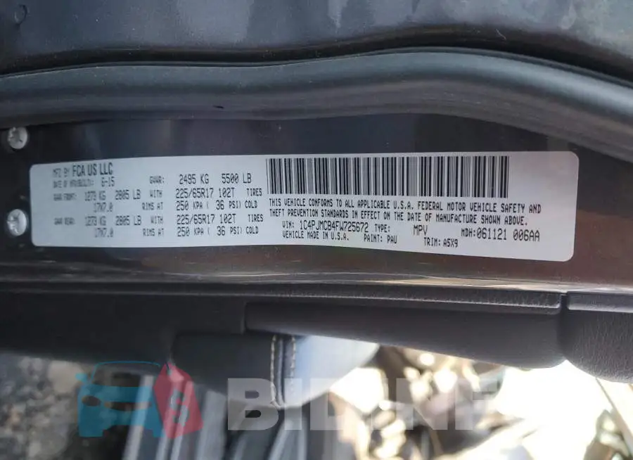 1C4PJMCB4FW725672 Photo# 13