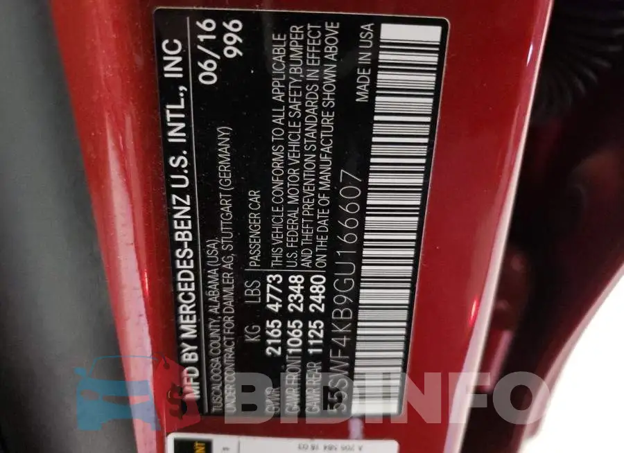 55SWF4KB9GU166607 Photo# 13