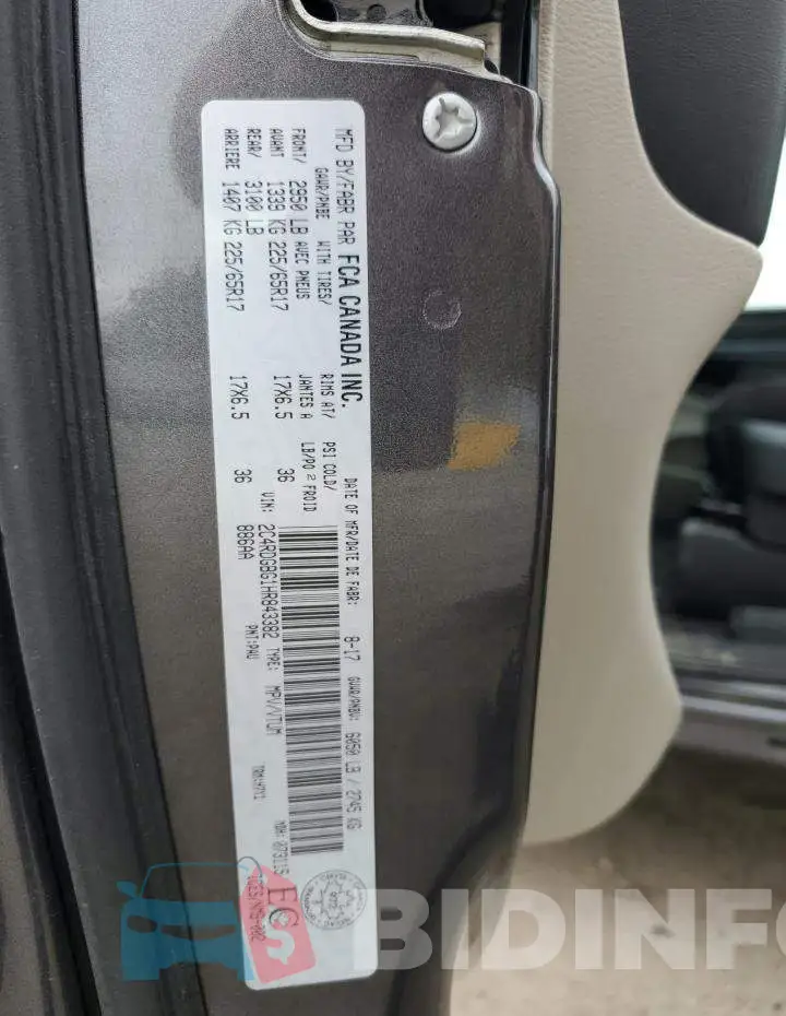 2C4RDGBG1HR843382 Photo# 13