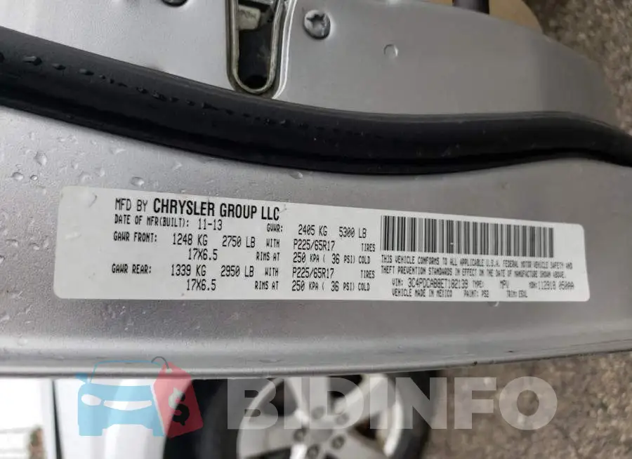3C4PDCAB8ET182139 Photo# 13