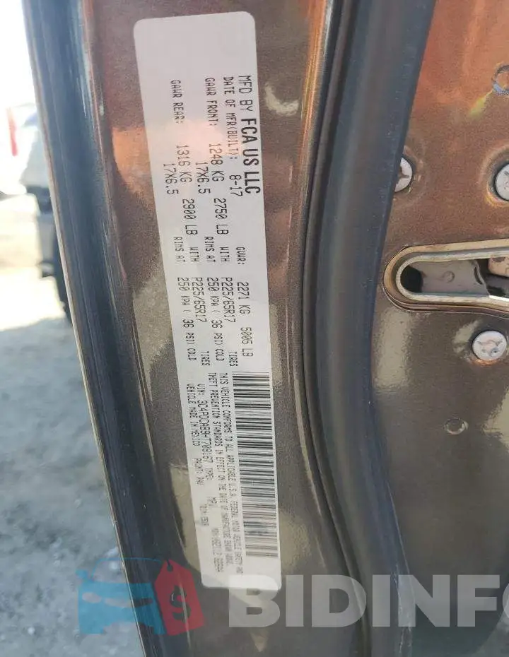 3C4PDCAB9HT708167 Photo# 13
