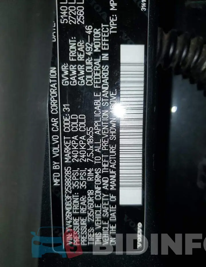 YV426MDB3F2588285 Photo# 13