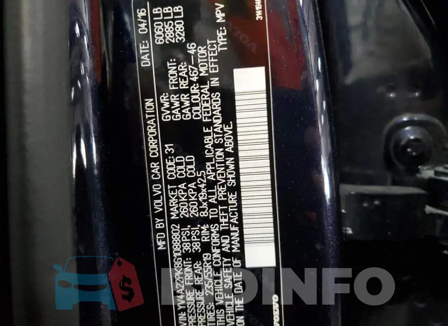 YV4A22PK8G1088802 Photo# 12
