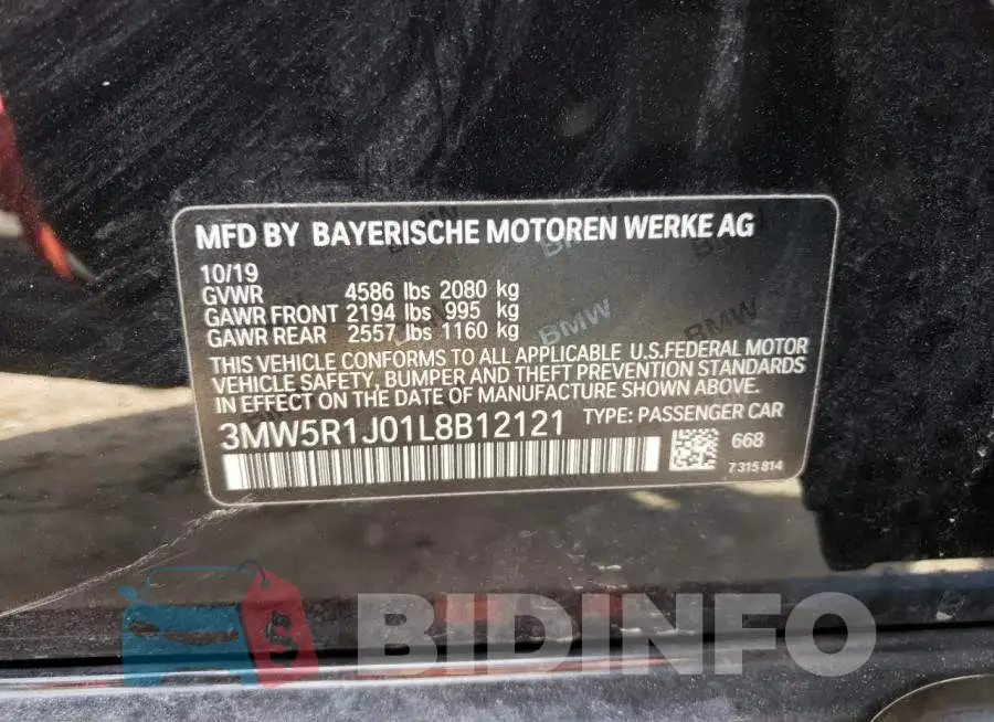3MW5R1J01L8B12121 Photo# 12