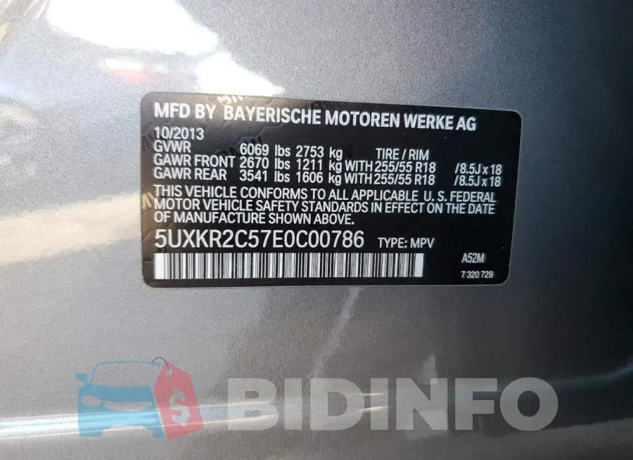 5UXKR2C57E0C00786 Photo# 13