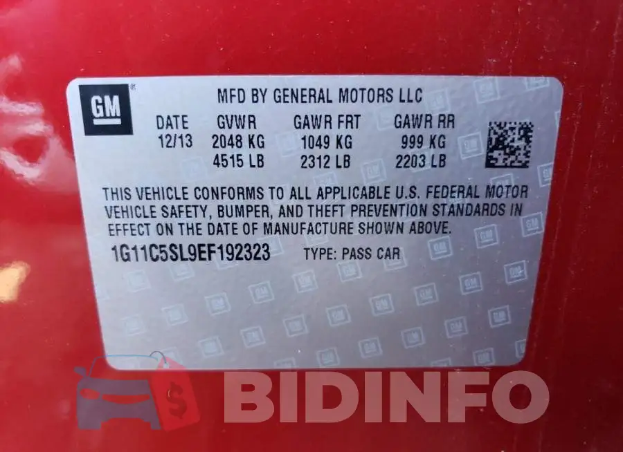1G11C5SL9EF192323 Photo# 12