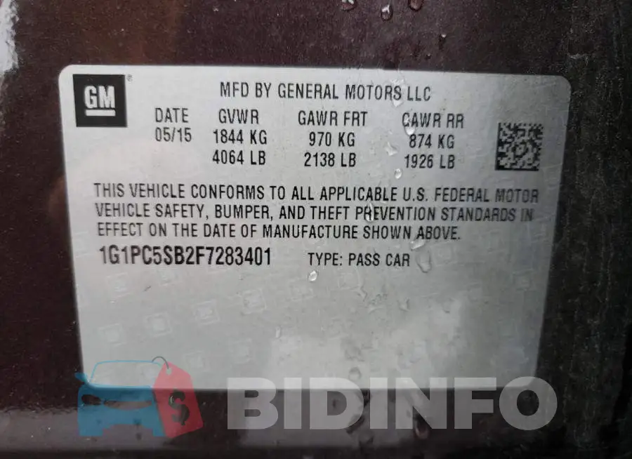 1G1PC5SB2F7283401 Photo# 12