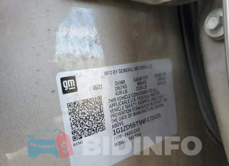 1G1ZD5ST5NF172439 Photo# 12