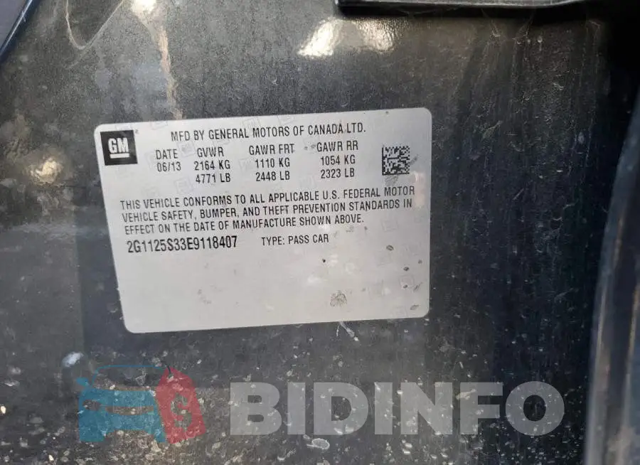2G1125S33E9118407 Photo# 12