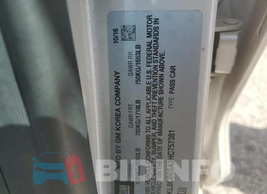 KL8CB6SA3HC757381 Photo# 12